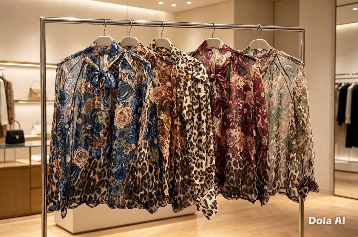 Kia Leopard Floral Blouse