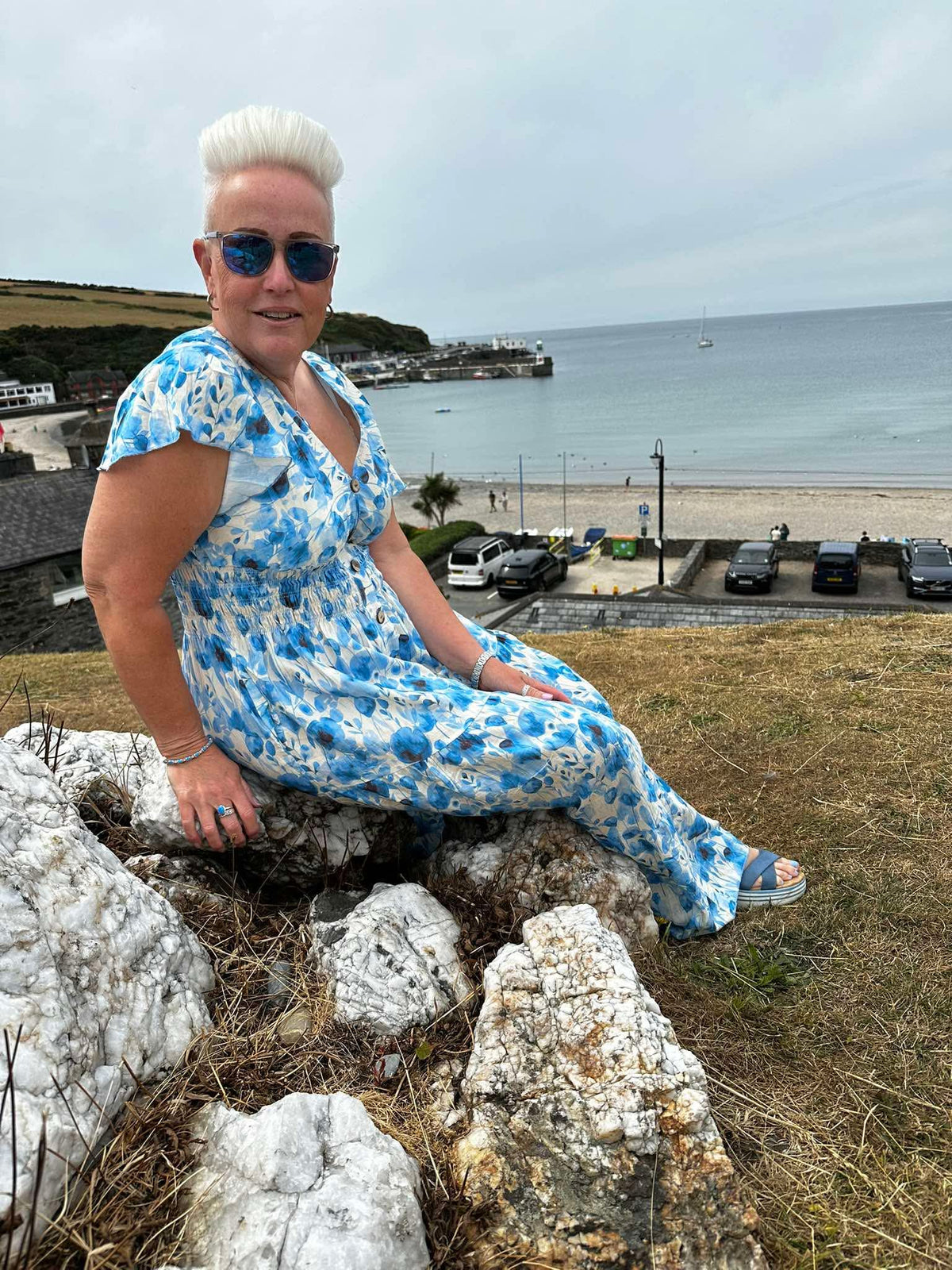 Tracey Dress - Blue