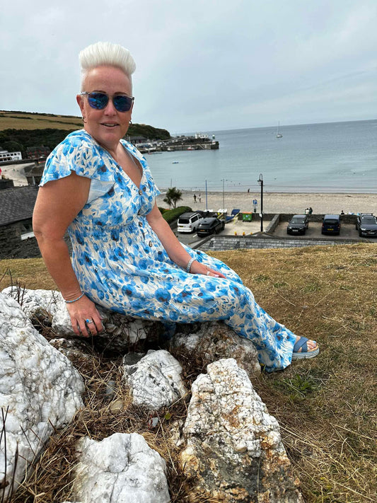 Tracey Dress - Blue