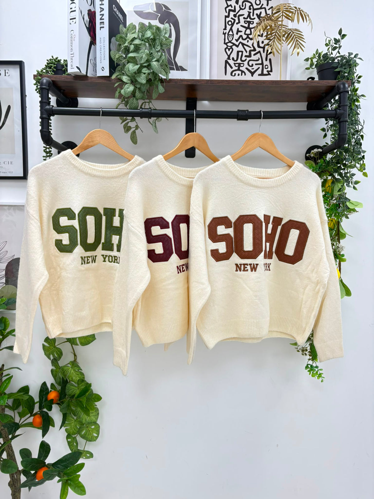 SOHO Slogan Jumper