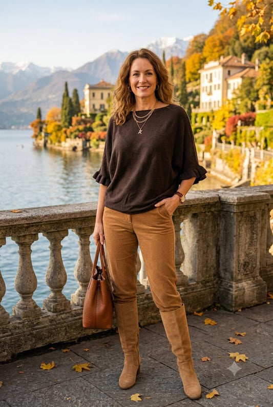 Fiona Frilly Knit Top